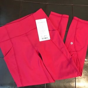 Time to sweat crop size 4 Ruby Red
